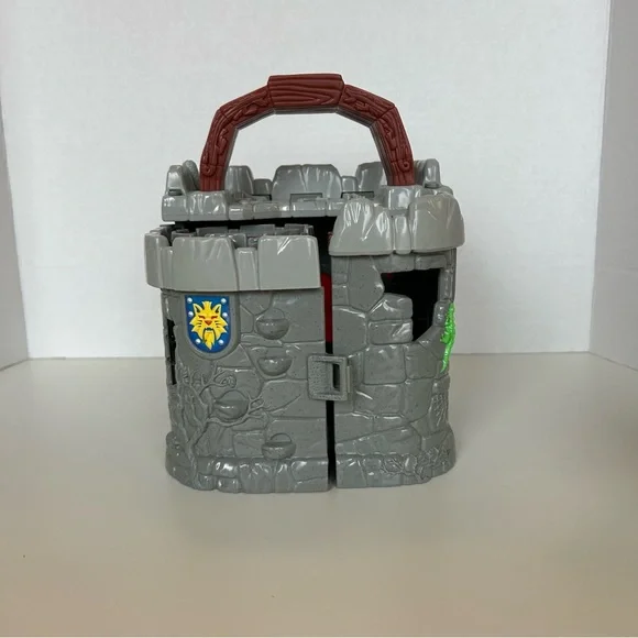 Vintage 1998 Fisher Price Great Adventures All In One Take Along Castle - Picture 9 of 13